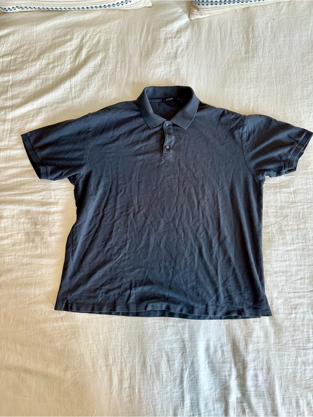J Crew Men's Navy Blue Polo Shirt